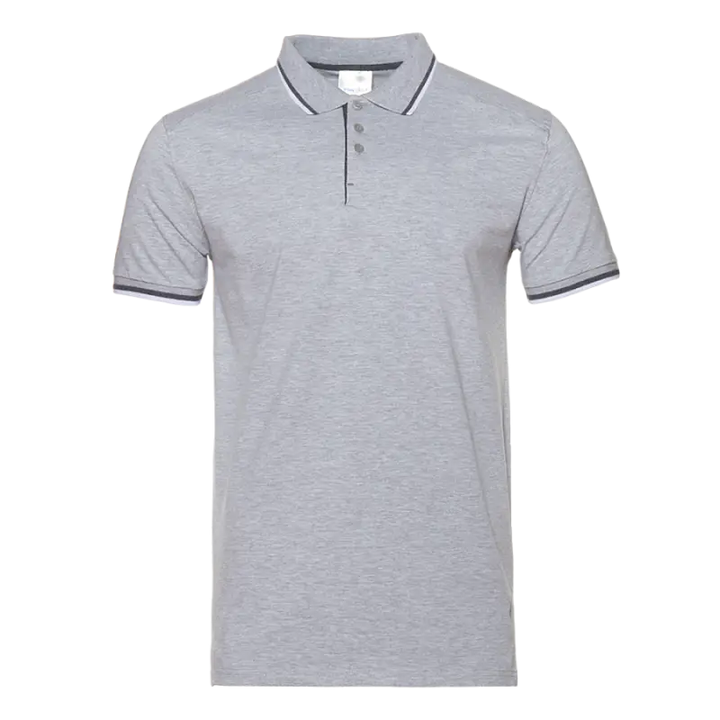 Рубашка поло унисекс 05_Серый меланж (50) (3XS/40)