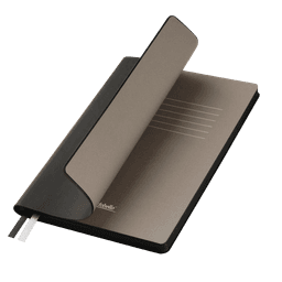 Ежедневник Рейн (Rain) недатированный, черный (без упаковки, без стикера)