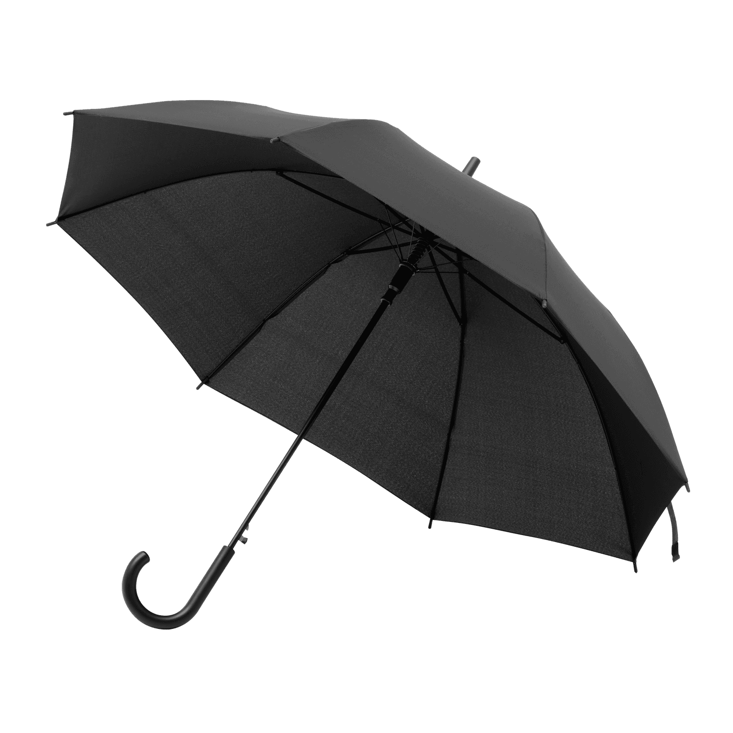 Зонт-трость Бергвинд (Bergwind), черный