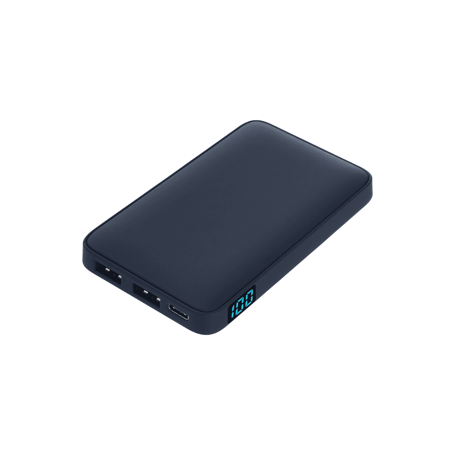 Внешний аккумулятор с подсветкой Анкор (Ancor) 5000 mAh, синий