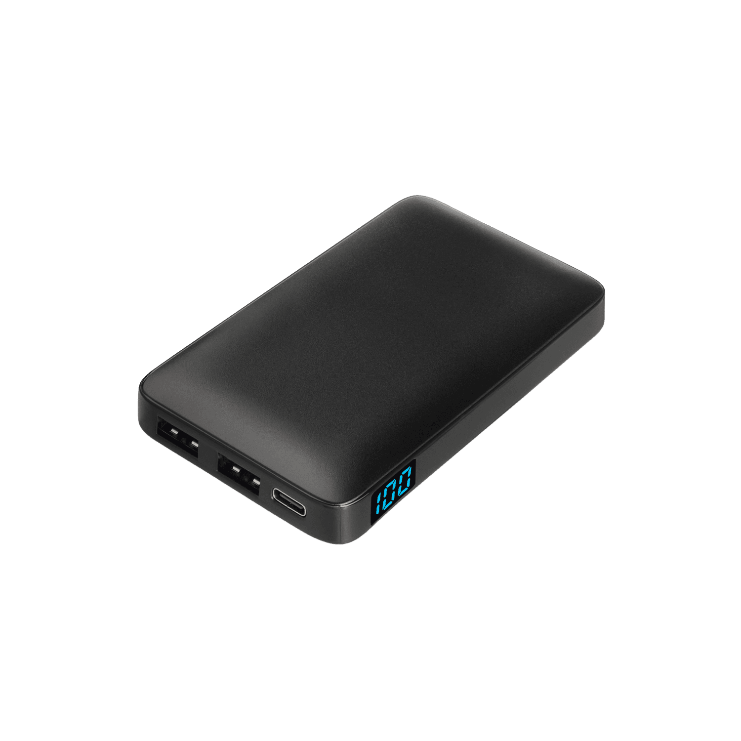 Внешний аккумулятор с цветной подсветкой Анкор Макс (Ancor Max) 5000 mAh, черный