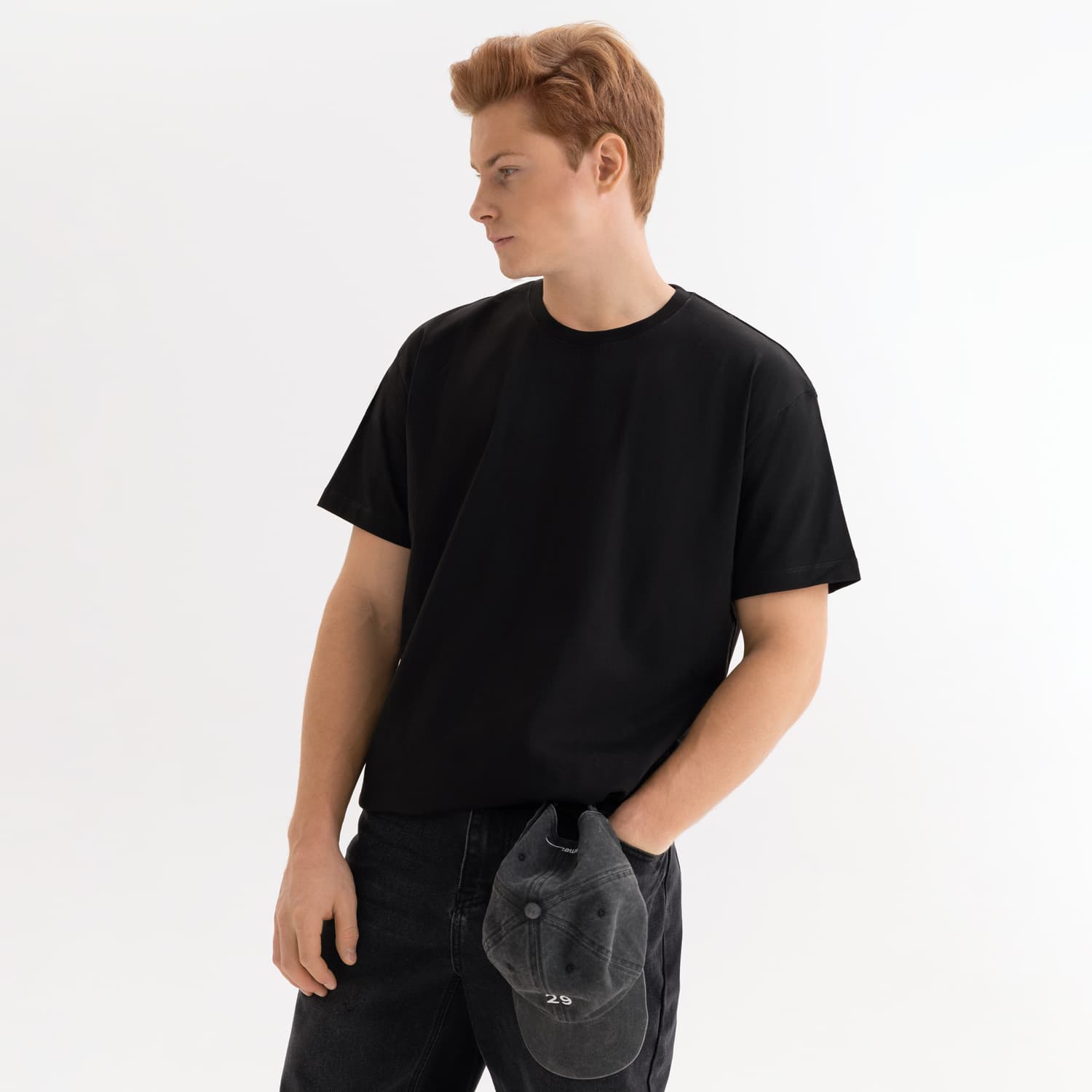 Футболка унисекс Крис (Kris), 150 гр., черная