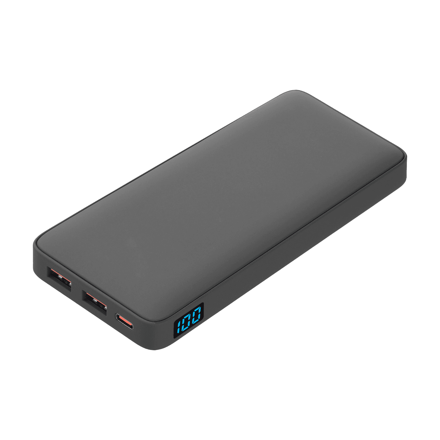 Внешний аккумулятор с подсветкой Анкор Плюс PD (Ancor PD Plus) 10000 mAh, серый