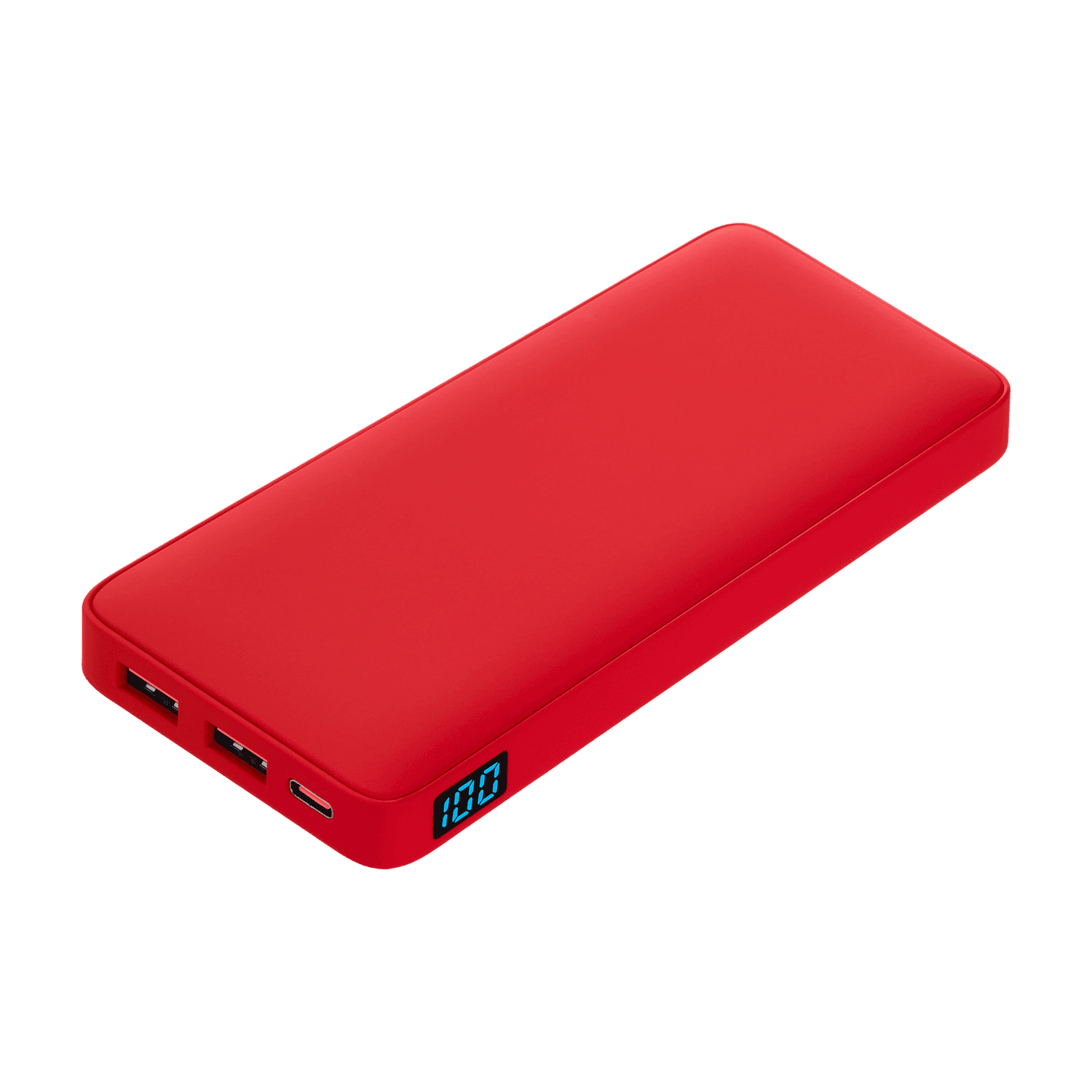 Внешний аккумулятор с подсветкой Анкор Плюс PD (Ancor PD Plus) 10000 mAh, красный