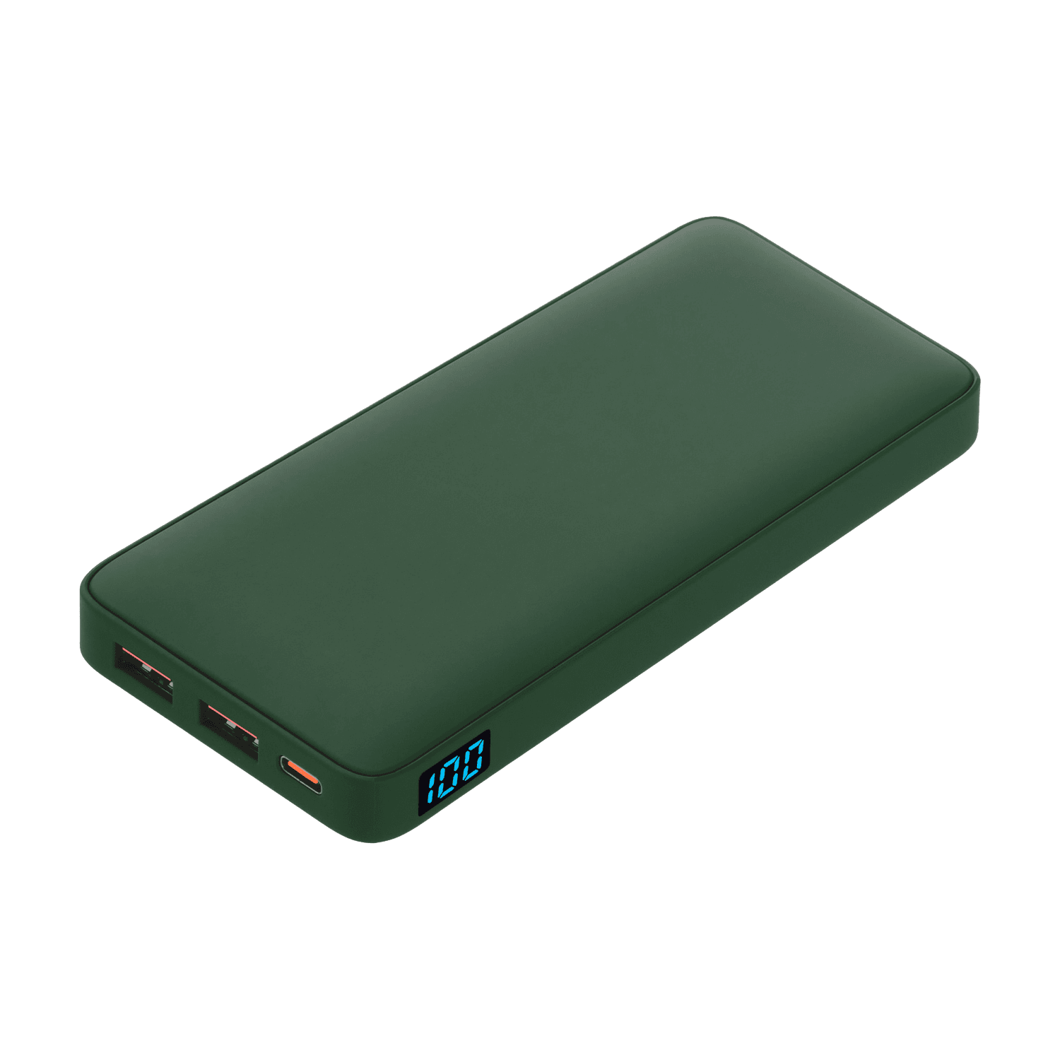 Внешний аккумулятор с подсветкой Анкор Плюс PD (Ancor PD Plus) 10000 mAh, зеленый