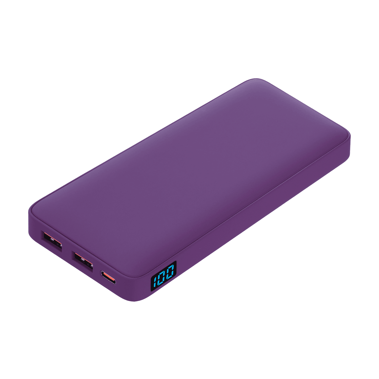 Внешний аккумулятор с подсветкой Анкор Плюс PD (Ancor PD Plus) 10000 mAh, фиолетовый