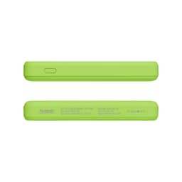 Внешний аккумулятор Ларго PD (Largo PD) 5000mAh с функцией беспроводной зарядки 15W, салатовый