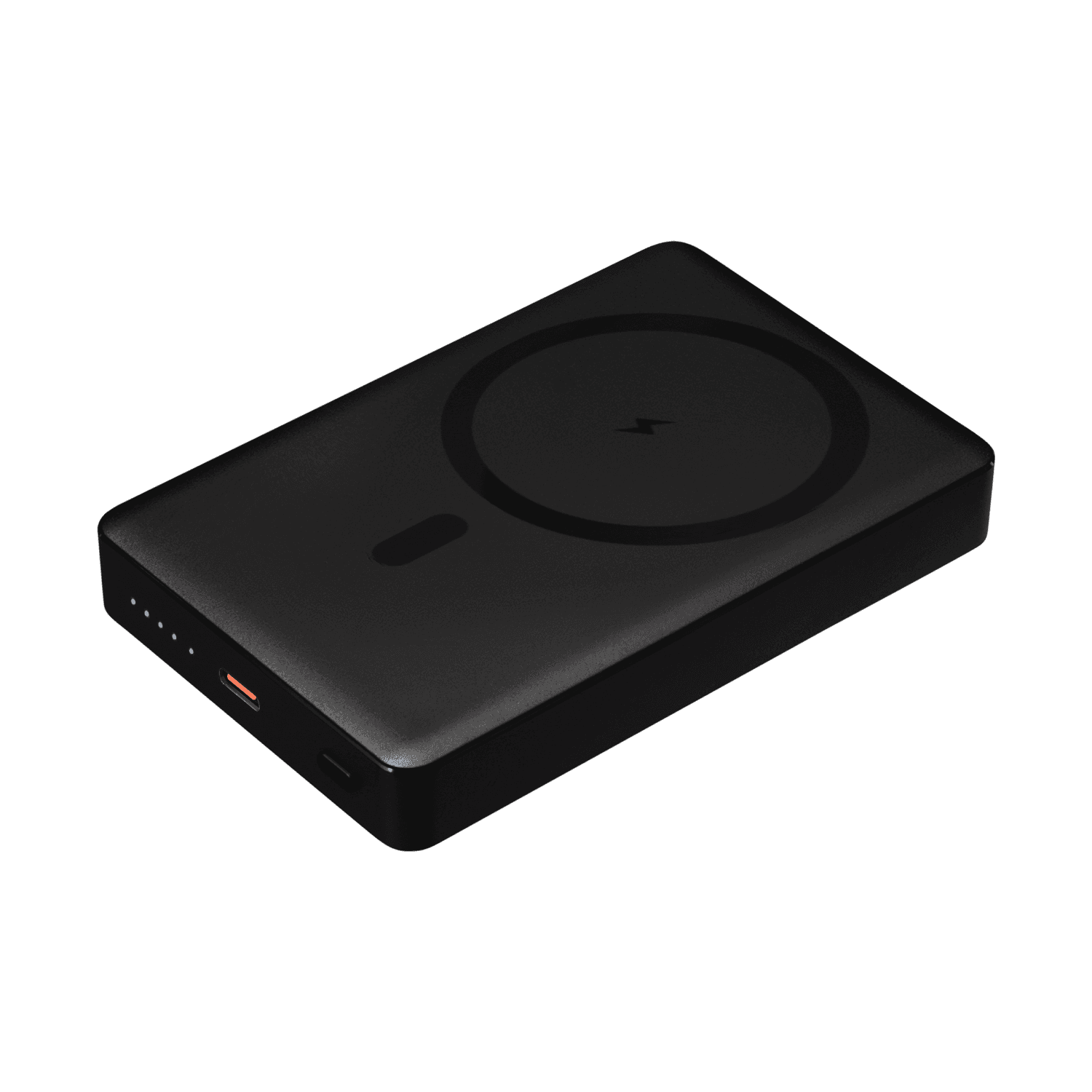 Внешний аккумулятор Атлантис Плюс PD (Atlantis PD Plus) 10000mAh с функцией беспроводной зарядки 15W, черный
