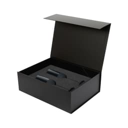 Подарочный набор 2 бокала для шампанского Сапфир (Sapphire) в черной коробке
