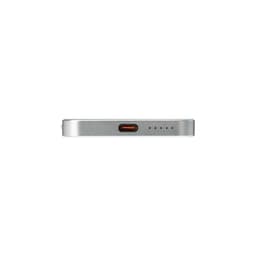 Внешний аккумулятор Артекс PD (Artex PD) 5000mAh с функцией беспроводной зарядки 15W, серебряный