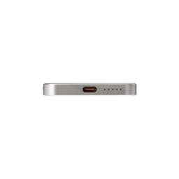Внешний аккумулятор Артекс PD (Artex PD) 5000mAh с функцией беспроводной зарядки 15W, титановый