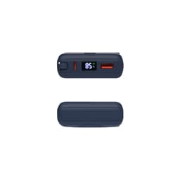 Внешний аккумулятор с подсветкой Риттер PD (Ritter PD) 10000mAh с функцией беспроводной зарядки 15W, синий