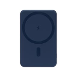 Внешний аккумулятор Ларго PD (Largo PD) 5000mAh с функцией беспроводной зарядки 15W, синий