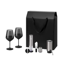 Подарочный набор Блэк Эдишн (Black Edition), Винтаро (Vintaro), Данте (Dante) (2 бокала + набор для вина + аэратор)