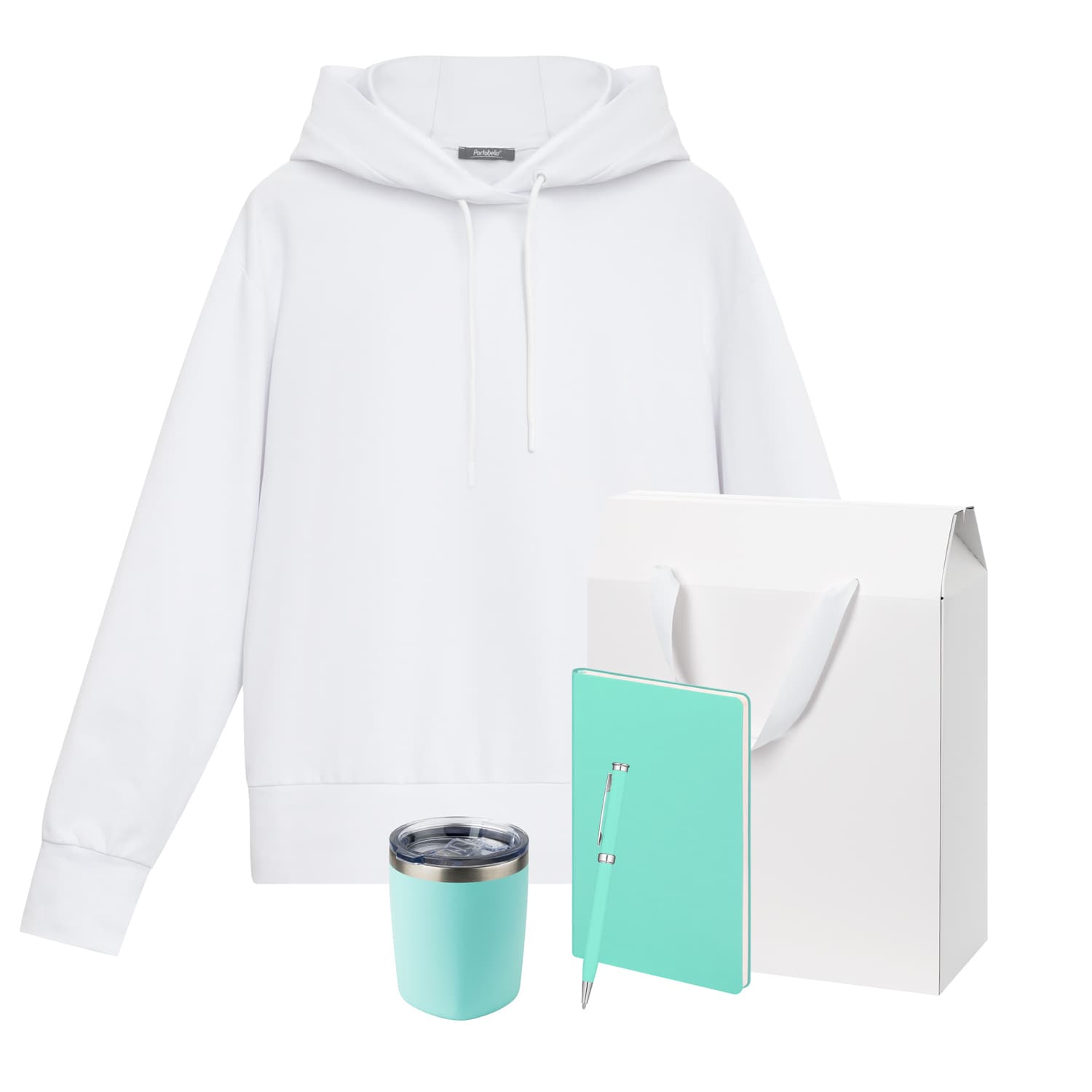 Набор с одеждой Алекс (Alex) (худи, термокружка, ежедневник, ручка)