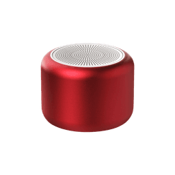 Беспроводная колонка Пэшн (Passion) 80dB 600 mAh (Bluetooth 5.4), красная