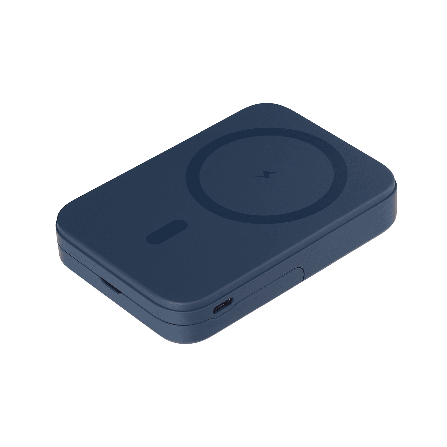 Внешний аккумулятор Юнион PD (Union PD) 10000mAh с функцией беспроводной зарядки 15W, синий