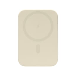 Внешний аккумулятор Юнион PD (Union PD) 10000mAh с функцией беспроводной зарядки 15W, бежевый