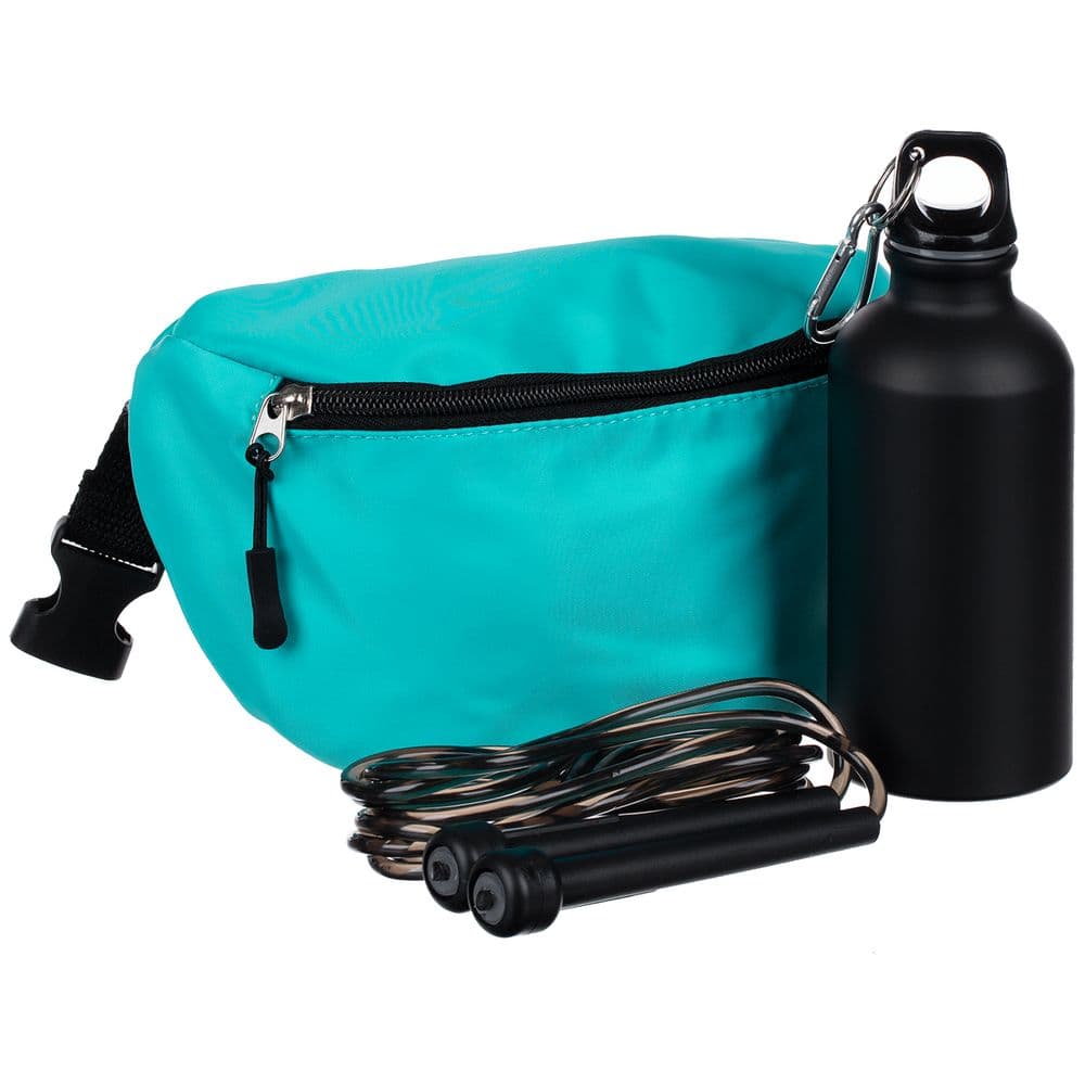 black, turquoise