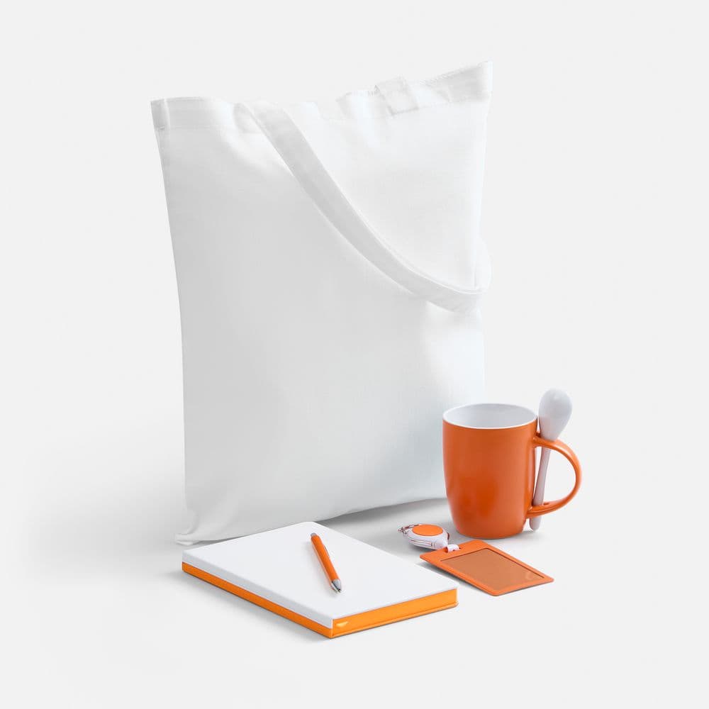 white, orange