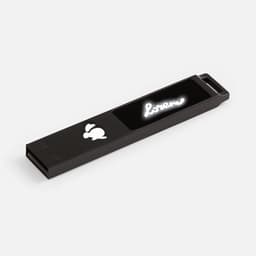 Флешка markBright Black с синей подсветкой, 32 Гб