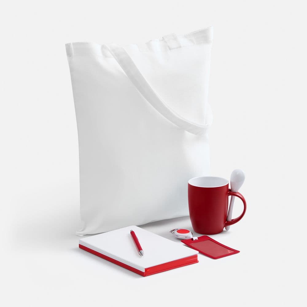 white, red