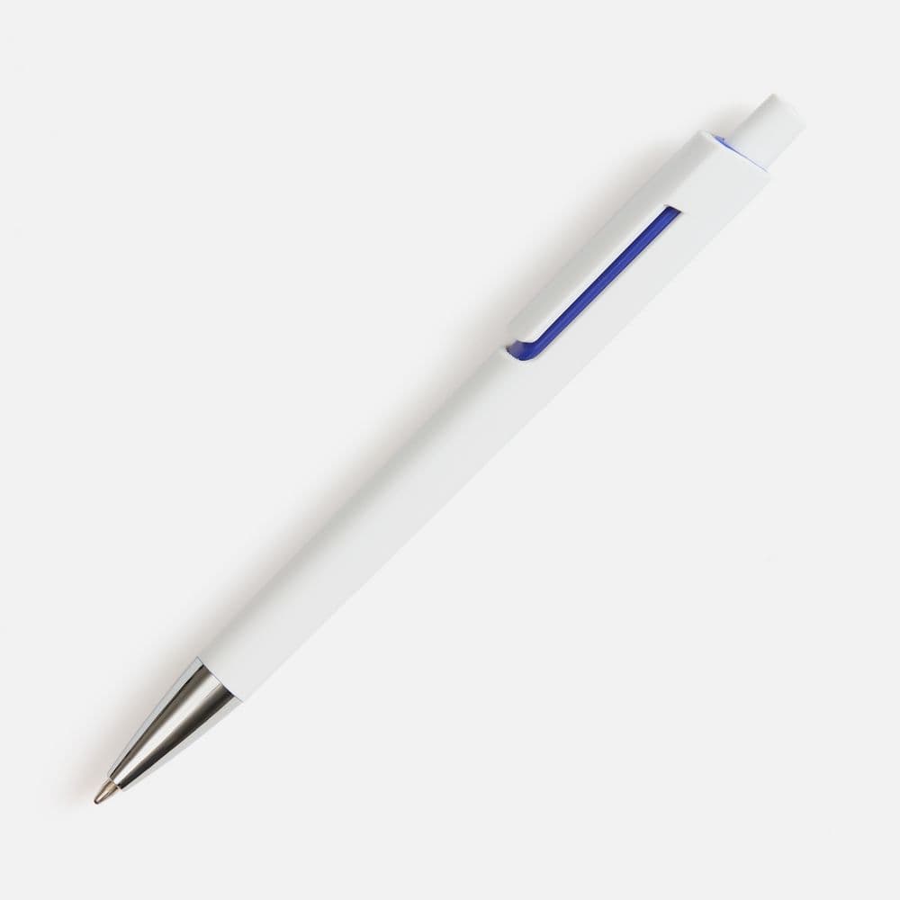 white, blue