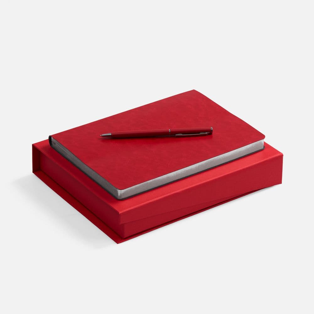 red, silver
