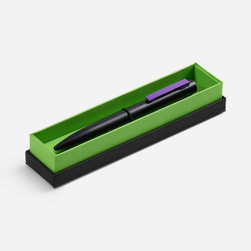 black, purple