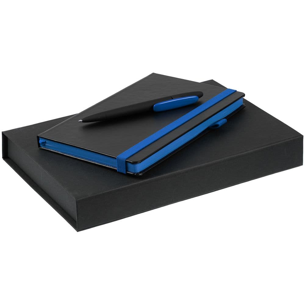 black, blue