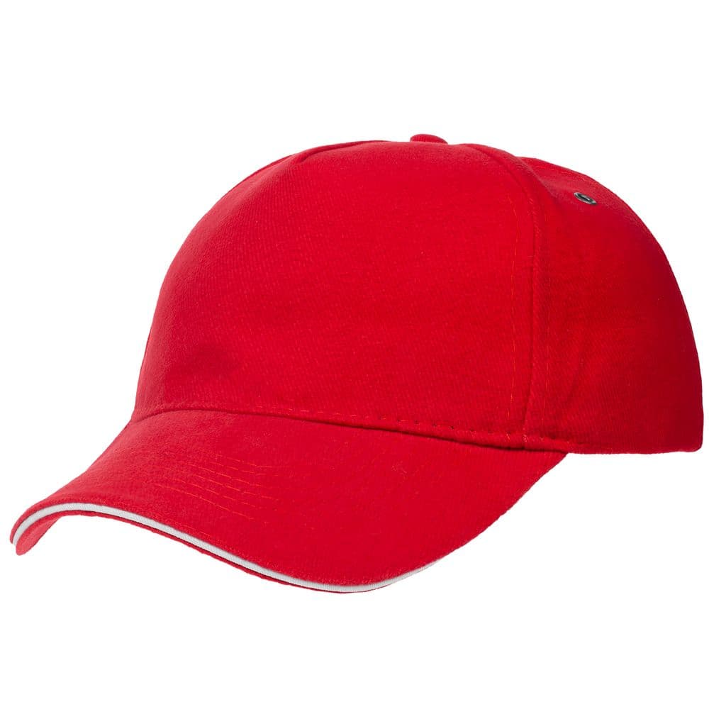 white, red