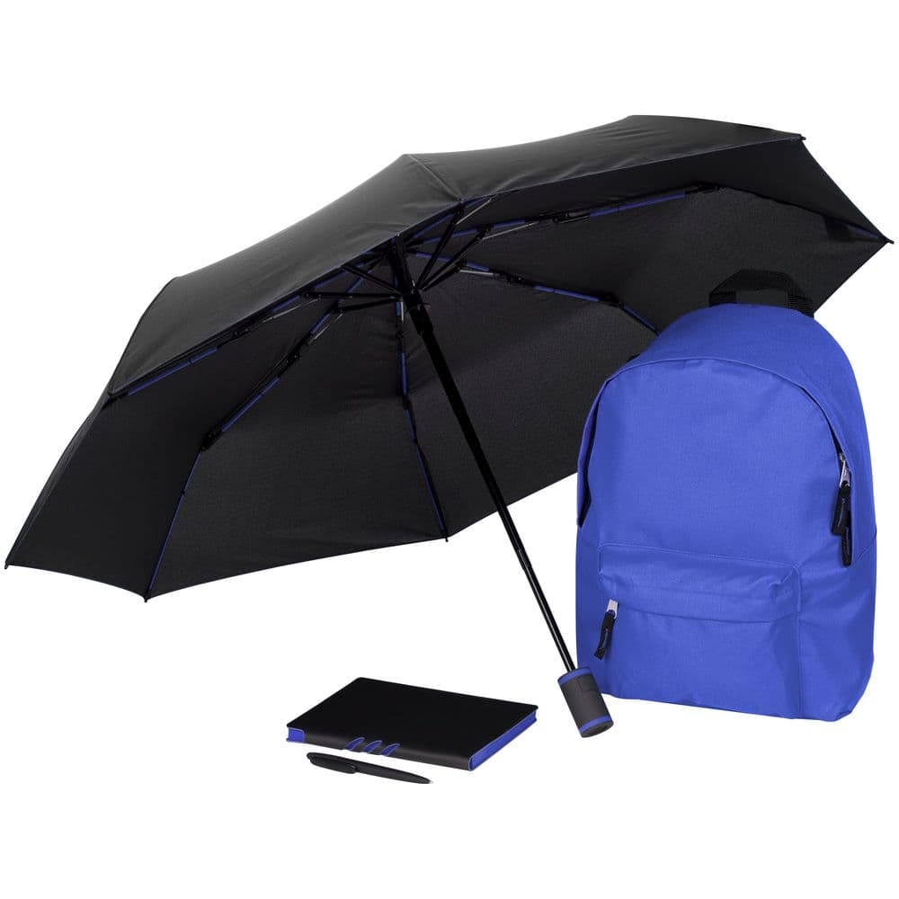 black, blue