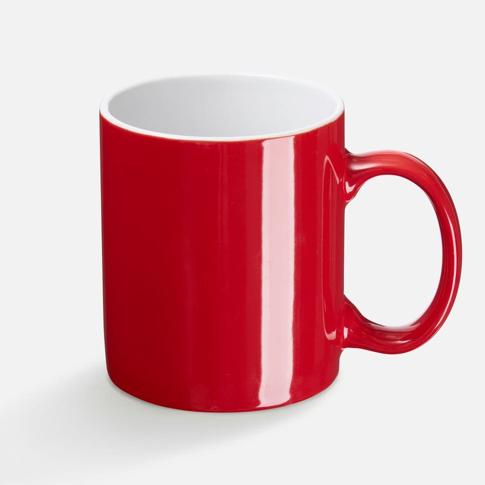 white, red