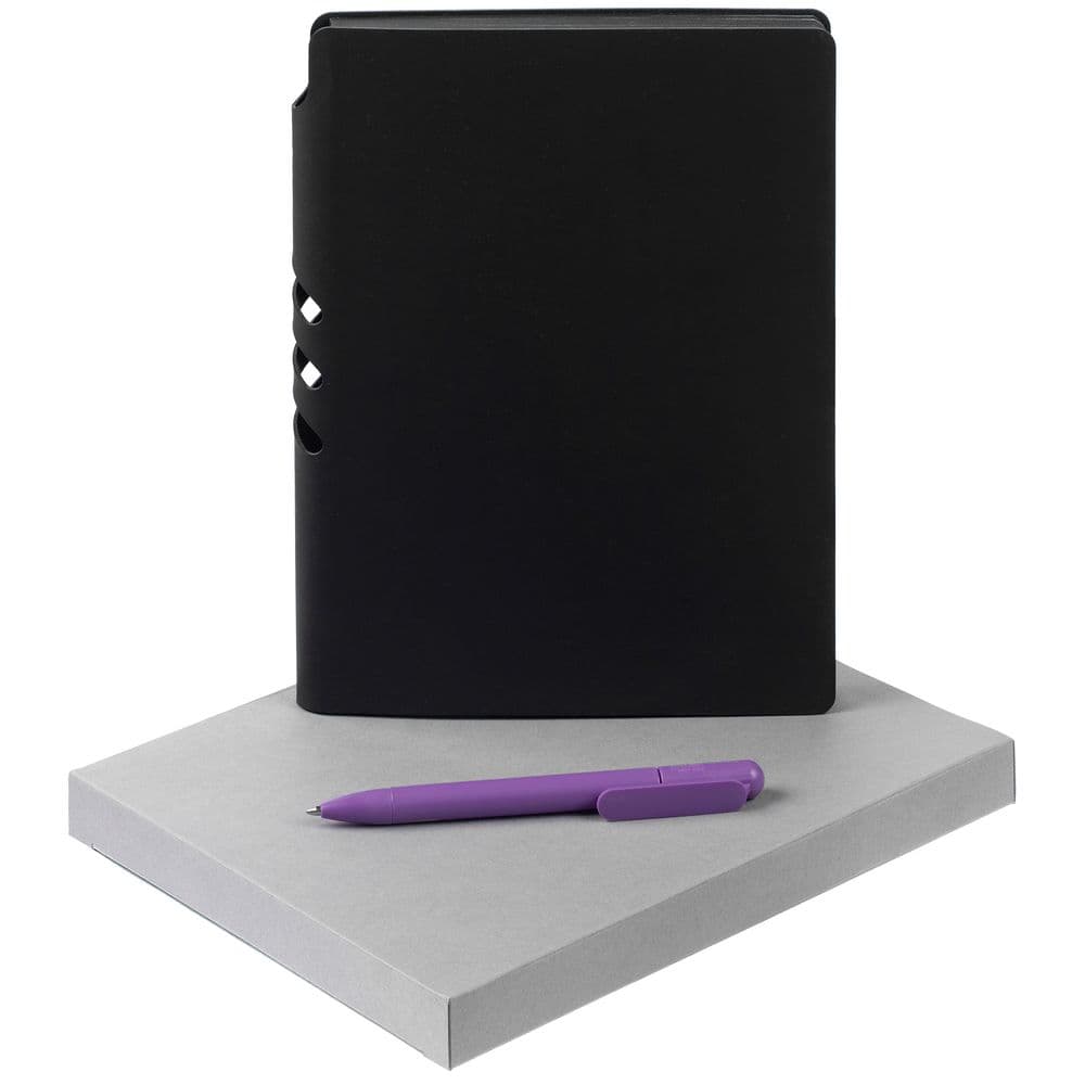 black, purple