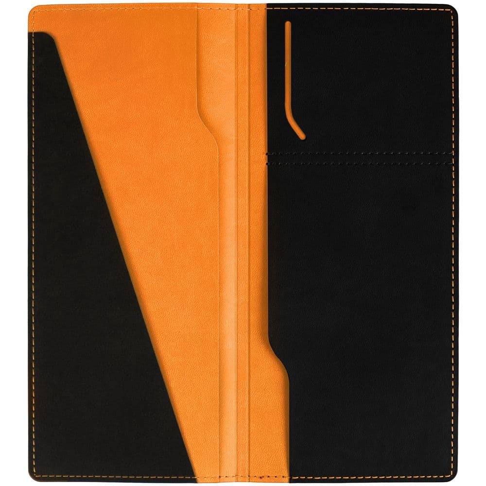 black, orange