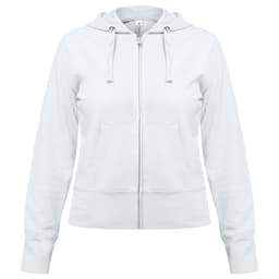 Толстовка женская Hooded Full Zip белая