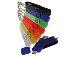 USB-флешка на 64 Гб 2 в 1 поворотный механизм