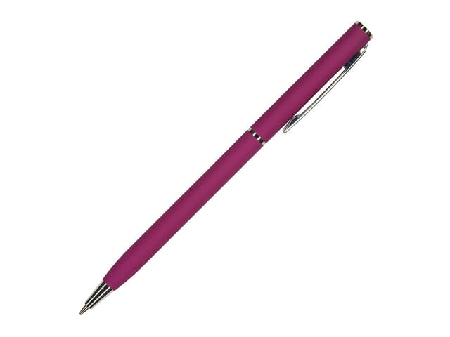 Ручка шариковая автоматическая BrunoVisconti® "PALERMO" цвет корпуса бордовый, soft-touch, 0.7 мм