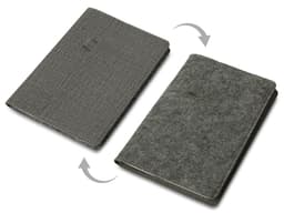 Двустороннее портфолио из рпет-фетра и искусственной кожи "Felt", серый