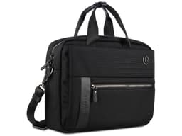 Портфель мужской BUGATTI НЕРО | NERO 15'', чёрный, нейлон 1680D/кожа, 42х10х30 см