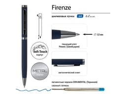 Ручка "Firenze" шариковая автоматическая софт-тач