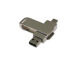 USB 3.0- флешка на 32 Гб поворотный механизм 2 в 1