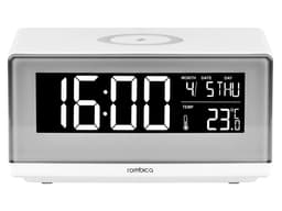 Часы с беспроводным зарядным устройством Rombica Timebox 2, белый (Р)