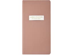 Еженедельник недатированный А6 "Morandi. Пыльная роза" с нашивкой, пыльно-розовый