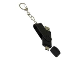 USB-флешка на 64 Гб 2 в 1 поворотный механизм