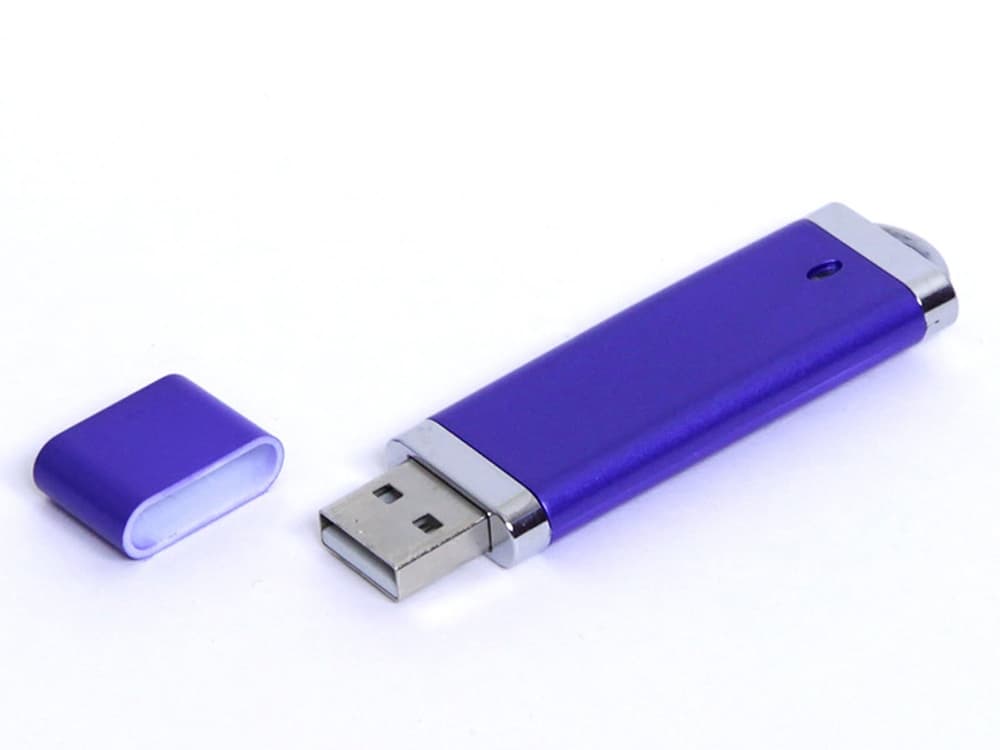 USB-флешка промо на 128 Гб прямоугольной классической формы