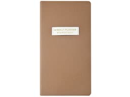 Еженедельник недатированный А6 "Total beige" с нашивкой, бежевый