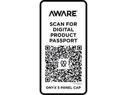 Onyx с 5 панелями Aware™ кепка из переработанных материалов - сплошной черный
