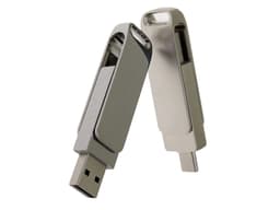 USB 3.0- флешка на 32 Гб поворотный механизм 2 в 1
