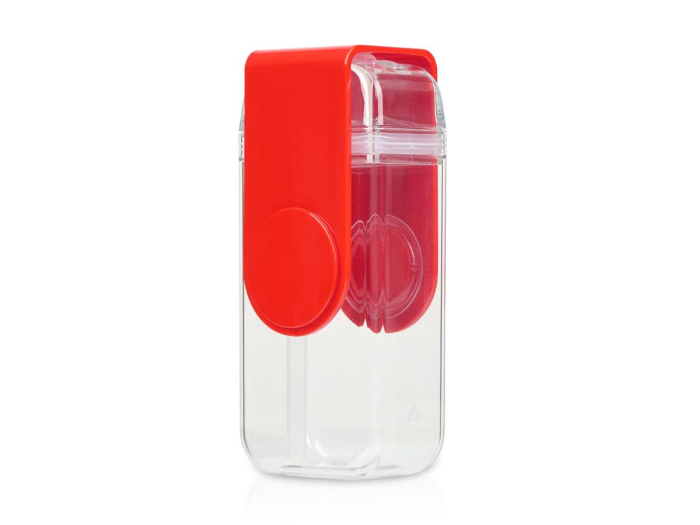 transparent, red
